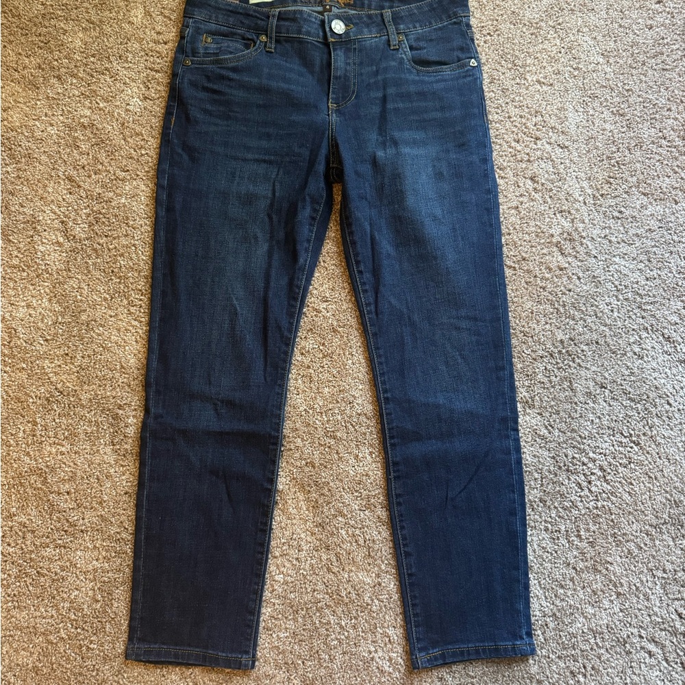 Kut from the Kloth Dark Blue Katy Straight Leg Jeans